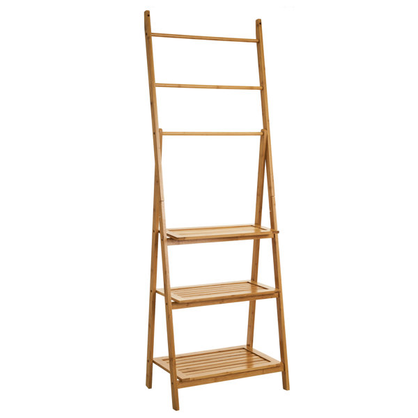 Ixia Foldable Bamboo Towel Rack Wayfair.co.uk